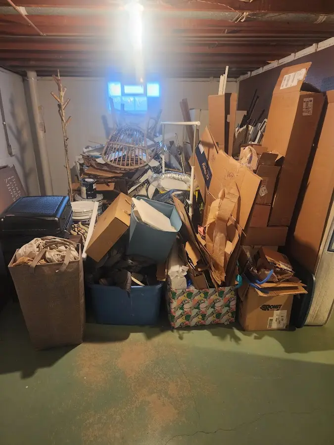 Roll-off dumpster container at job site for 15 Yard Dumpster Rental in Half Moon Bay